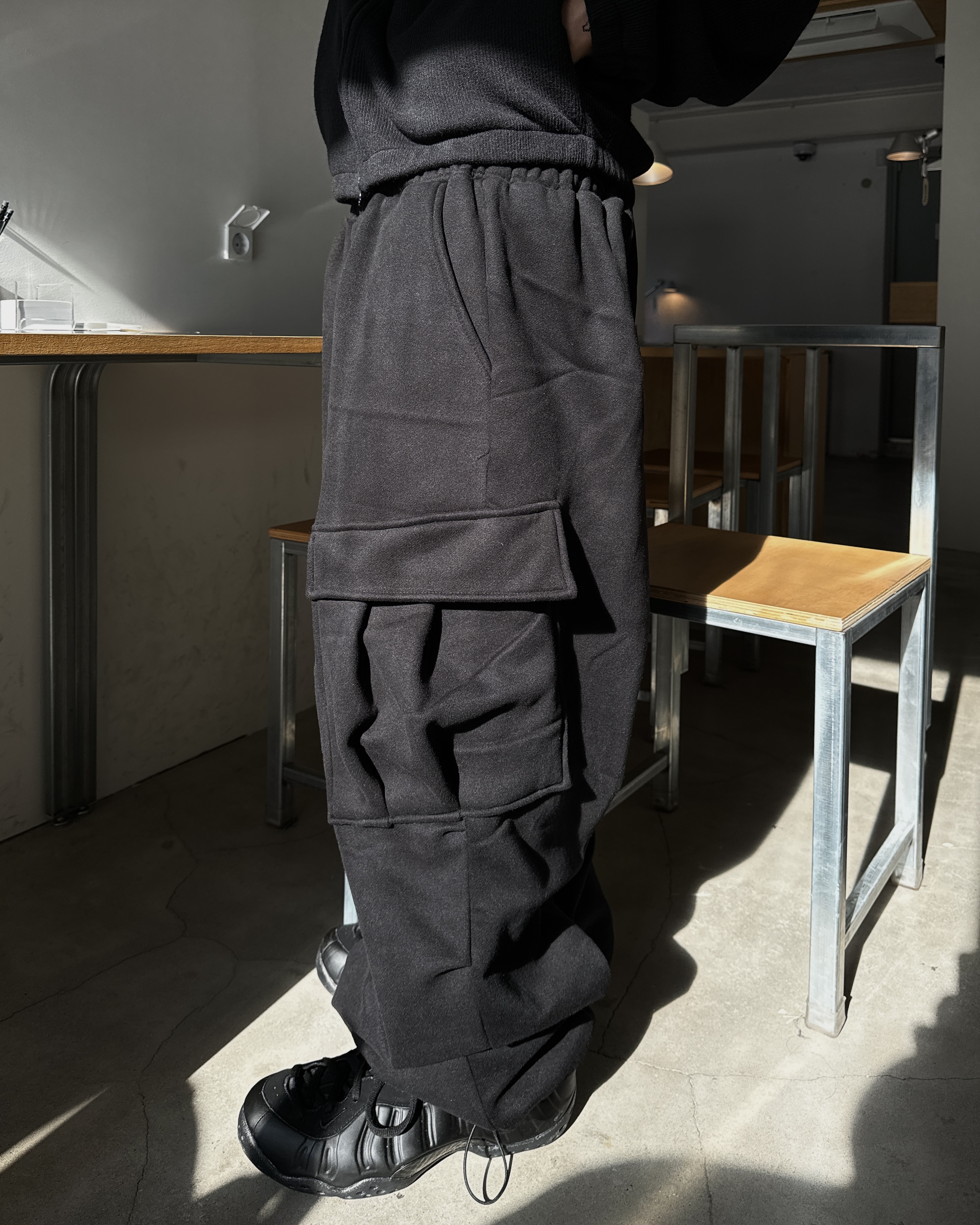 Napping cargo sweat pants(4Color)
